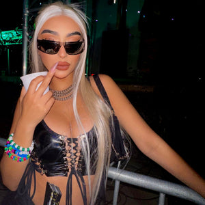 ALICIA - Futura Fiber, Blonde w/ Platinum Bangs - LIT UNICORNS