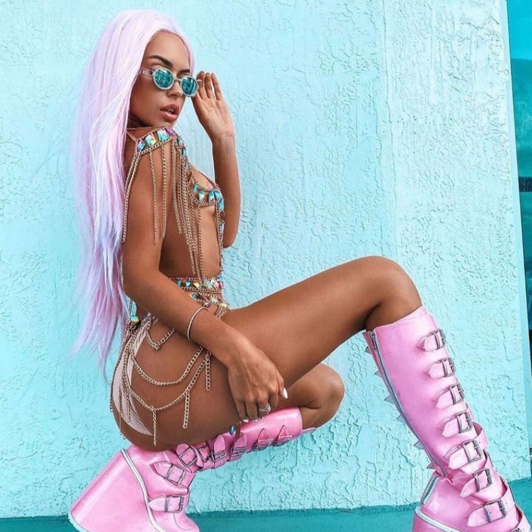 ✨GLOW DOWN- Glow Wig - LIT UNICORNS