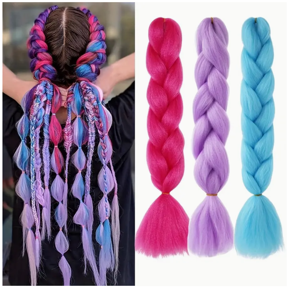 Braiding Hair Extensions by Lit Unicorns | Jumbo Braids – LIT UNICORNS