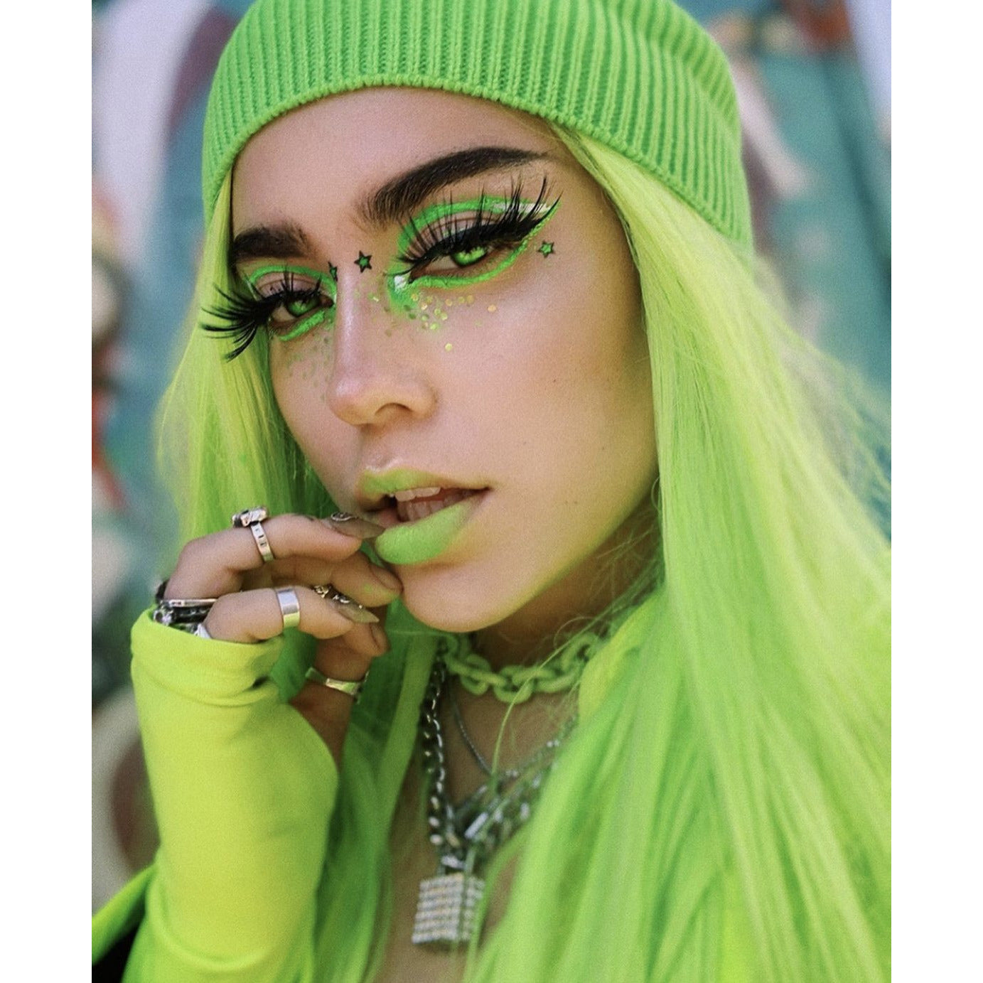 LIT UNICORNS - Wig - MOUNTAIN DEW ME