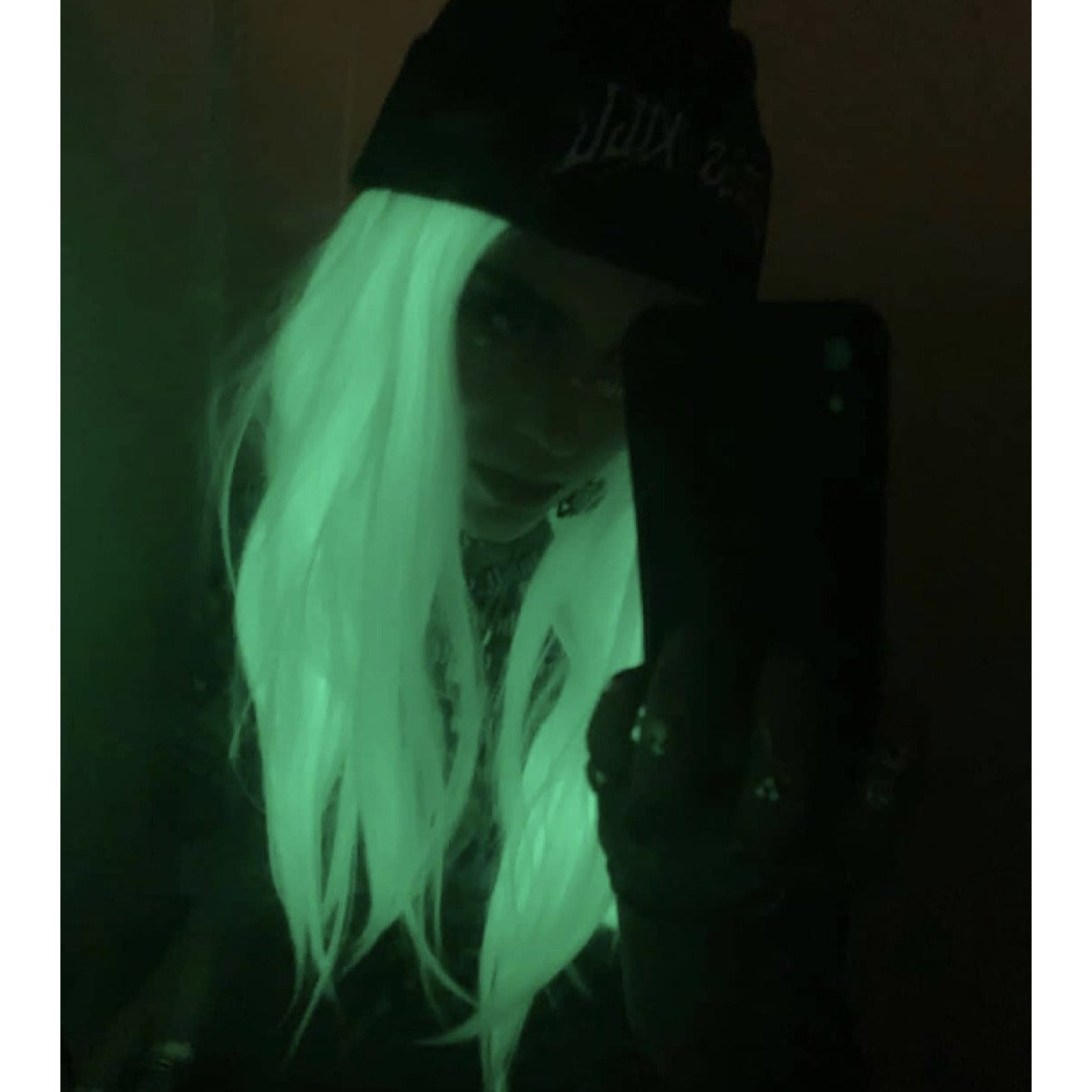 LIT UNICORNS - Wig - WHITE GLOW DOWN